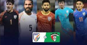 Kuwait national football team vs india national football team lineups